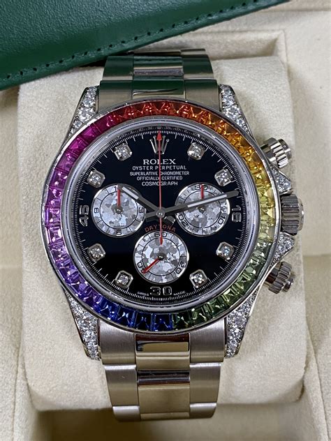 rolex rainbow daytona price 2020|Rolex rainbow daytona original price.